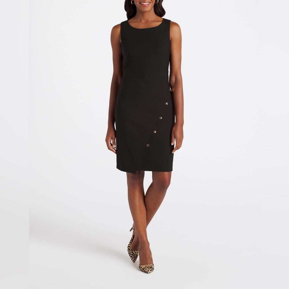 TRIBAL
Galleria Button Detail Sheath Dress